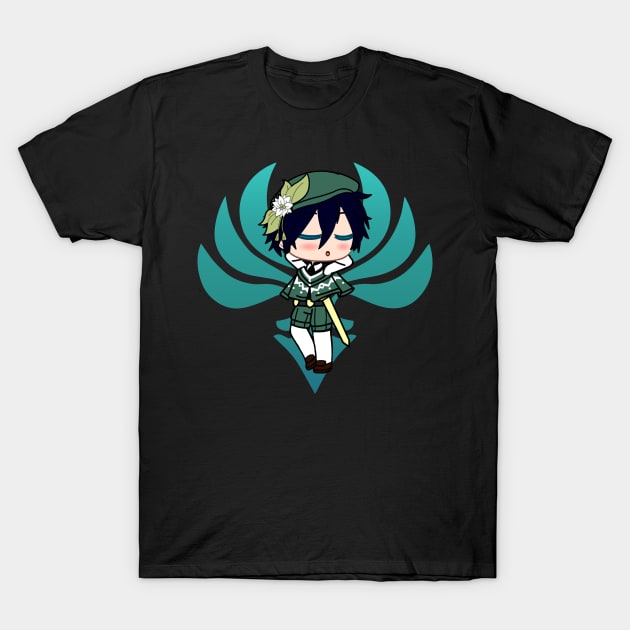 Gacha Life Venti T-Shirt by UwU Kitty